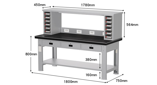 Parts cabinet+Socket+Light