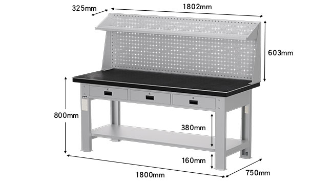 Perforated board+Shelf