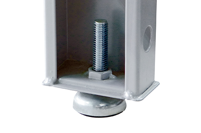 With leveler screws