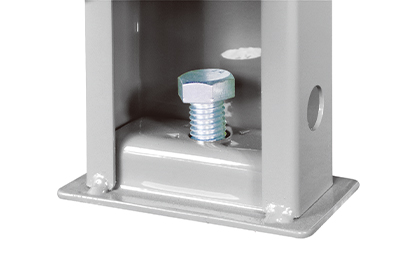 With leveler screws