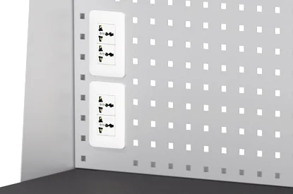 Steel Top Workbench — Standard — Universal socket