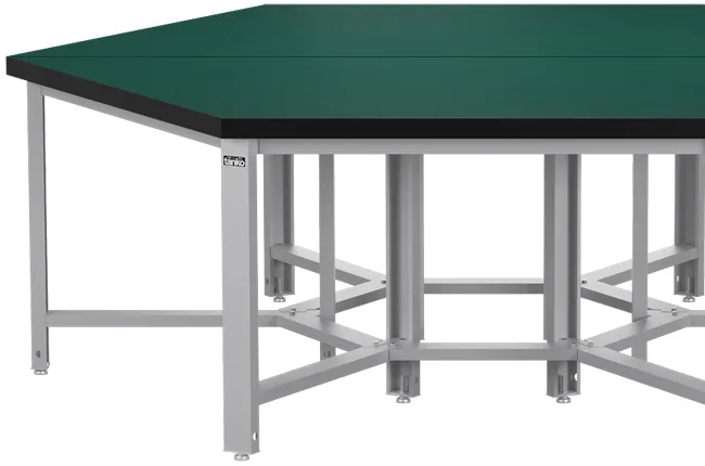 Hexagonal Workbench — Standard — 600kg load capacity