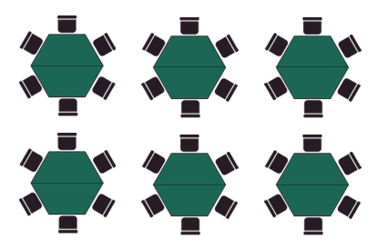 Hexagonal workbench