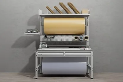 Packing Station — Drawers — Roll holder